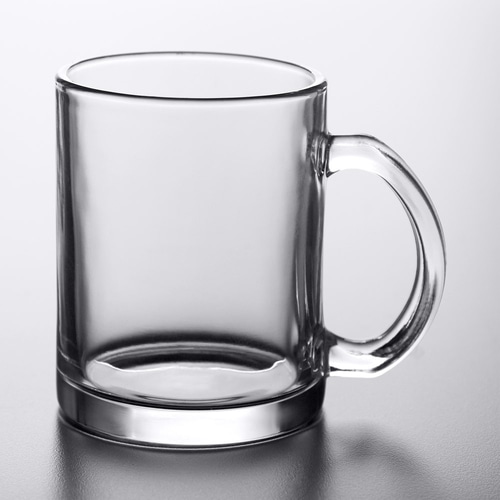 Glass Coffee Mug, 12 oz. (Set of 2)